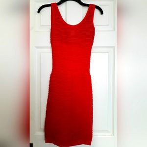 Red Love Charm fitted dress Size 5